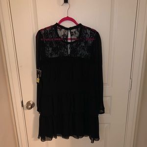 Black Ruffle Dress